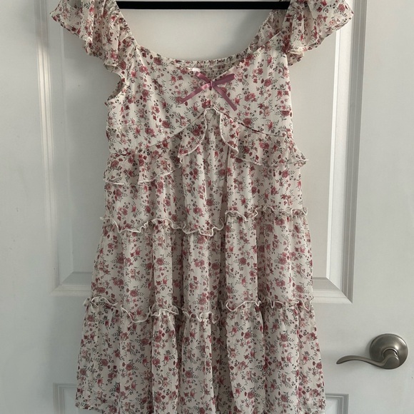 Altar'd State Floral Pink dress - Picture 2 of 6